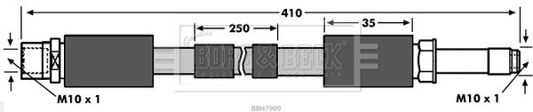 BORG & BECK Pidurivoolik BBH7909